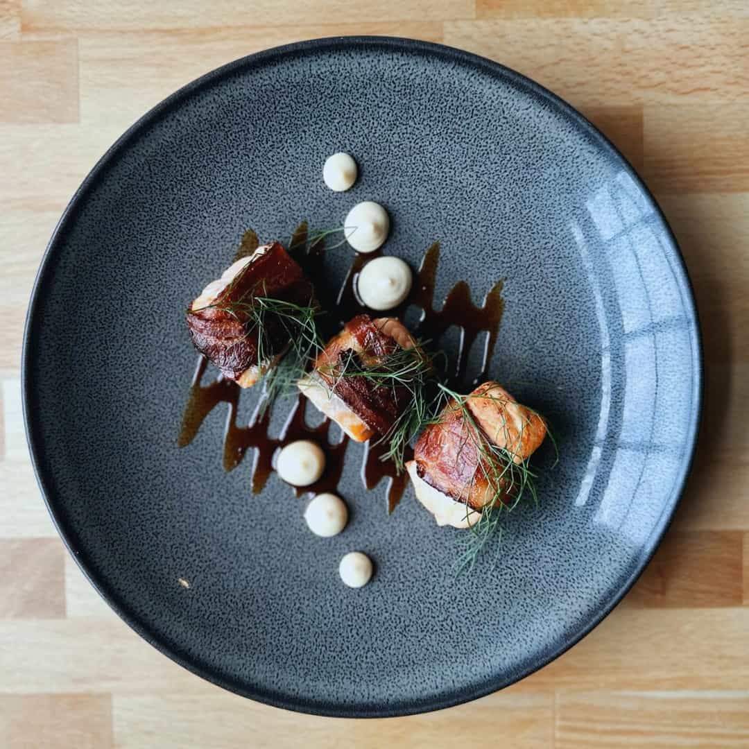 Essex Resort Junction Restaurant Bacon-Wrapped Salmon