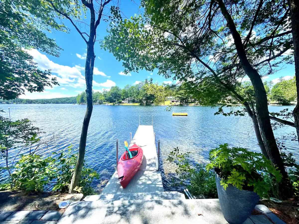 Loons-Call-Cottage-Summer-Dock-and-Kayak