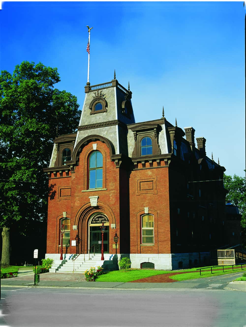 St Johnsbury Athenaeum - Front Entrance Exterior