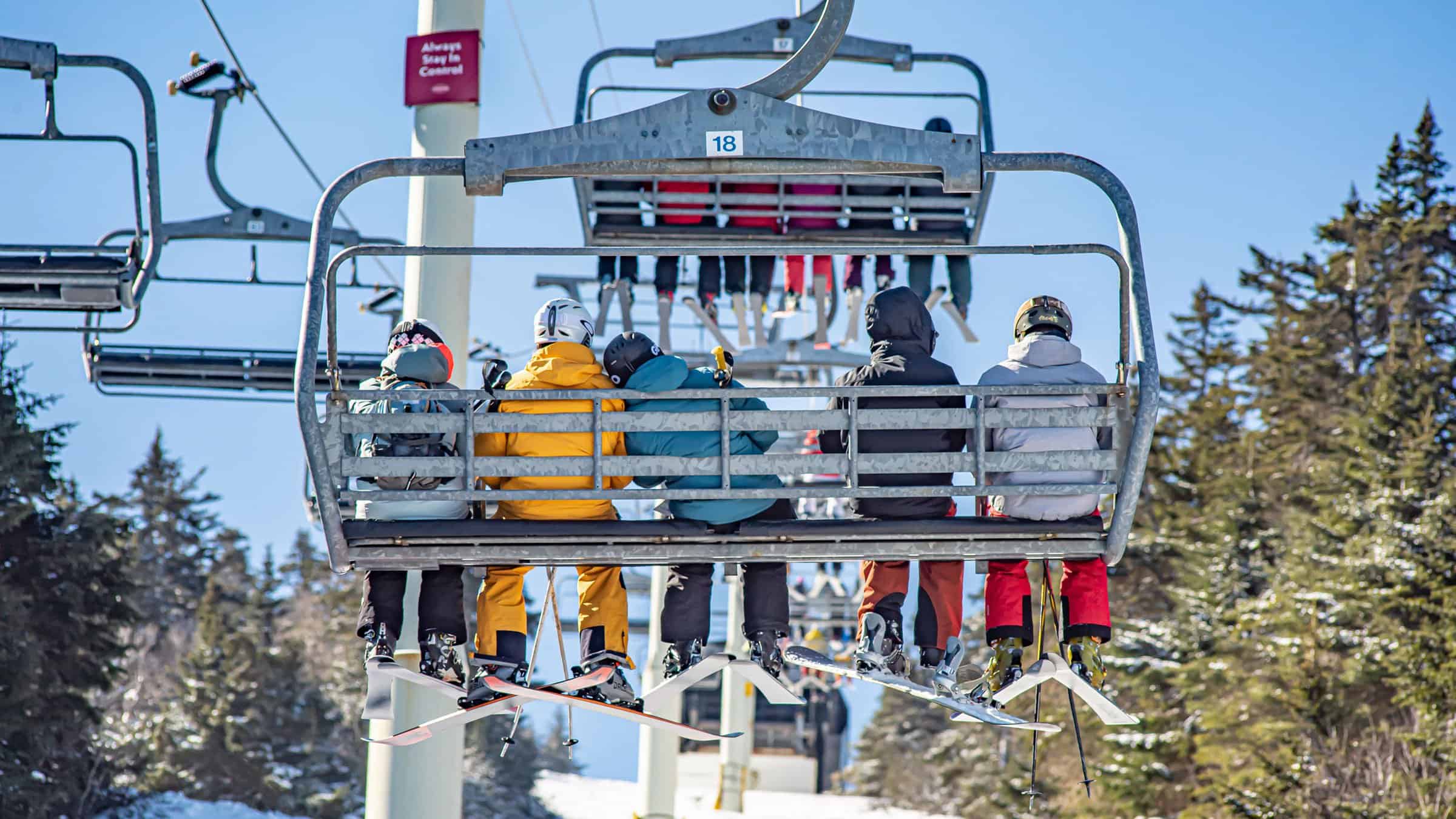 Stratton-Mountain-Resort-Chair Lift Family