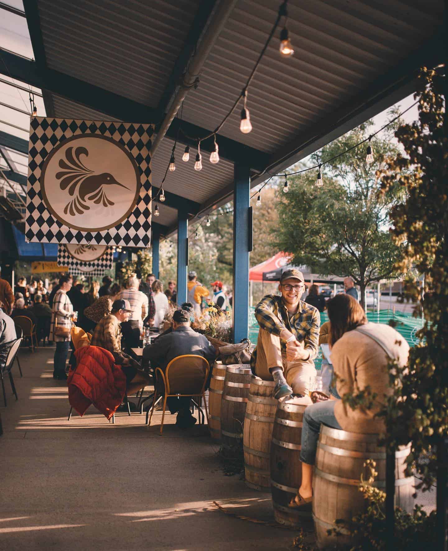 Zero Gravity Brewery Exterior of Porch Brewery