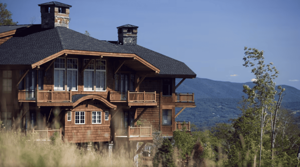 VRBO Spruce Peak Exterior in Summer