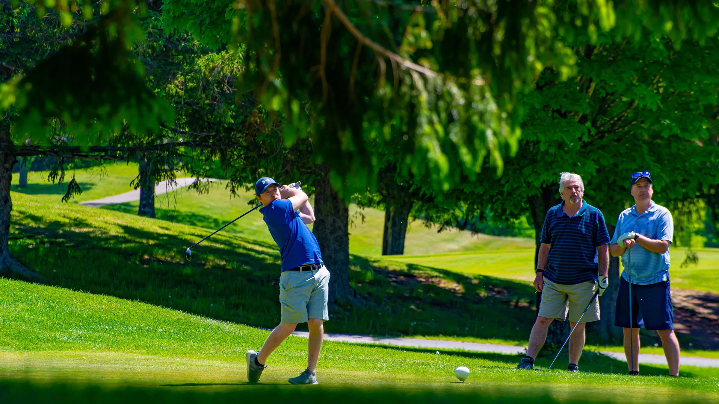 Stratton Mountain Resort Summer Golfing in Sun